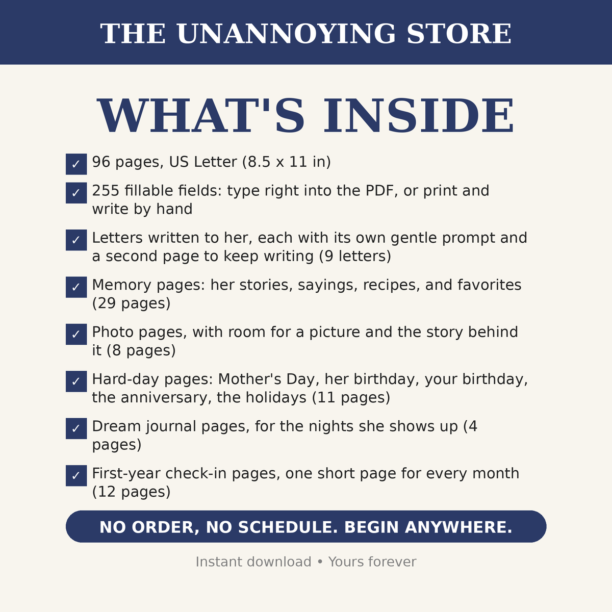 Grief Journal for the Loss of a Mother