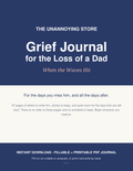 Grief Journal for the Loss of a Dad