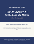Grief Journal for the Loss of a Mother