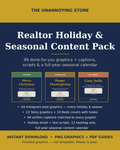 Realtor Holiday & Seasonal Content Pack