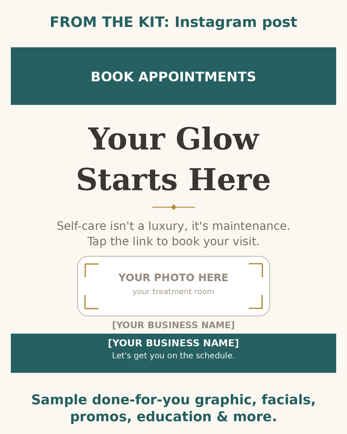 Medspa & Esthetician Social Media Content Kit