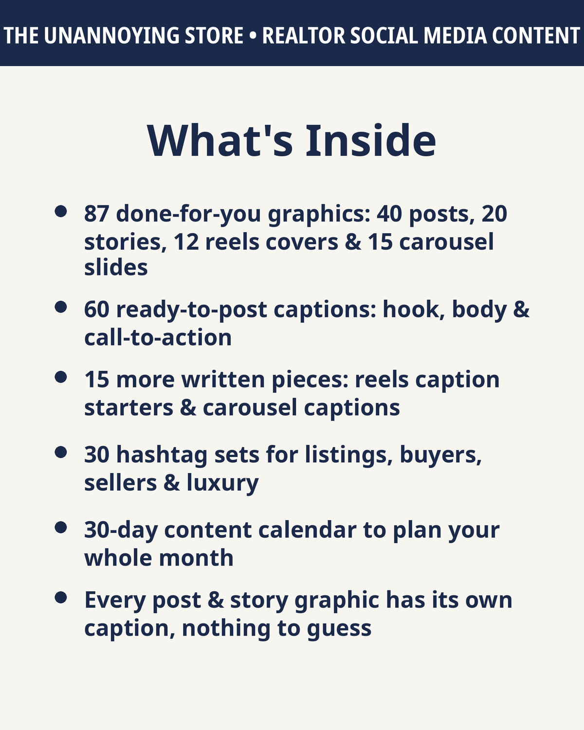Realtor Social Media Content Kit