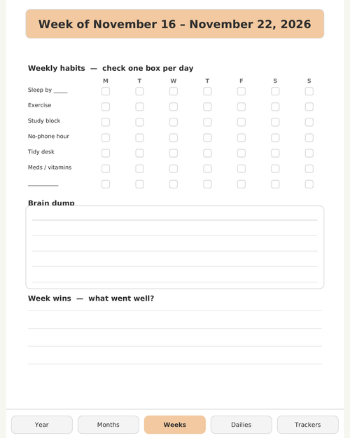 adhd preview tracker