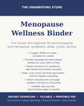 Menopause Wellness Binder cover