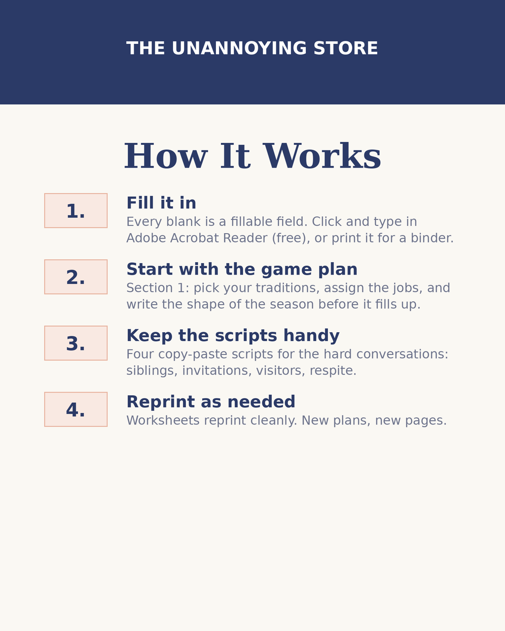 How the Caregiver Holiday Guide works
