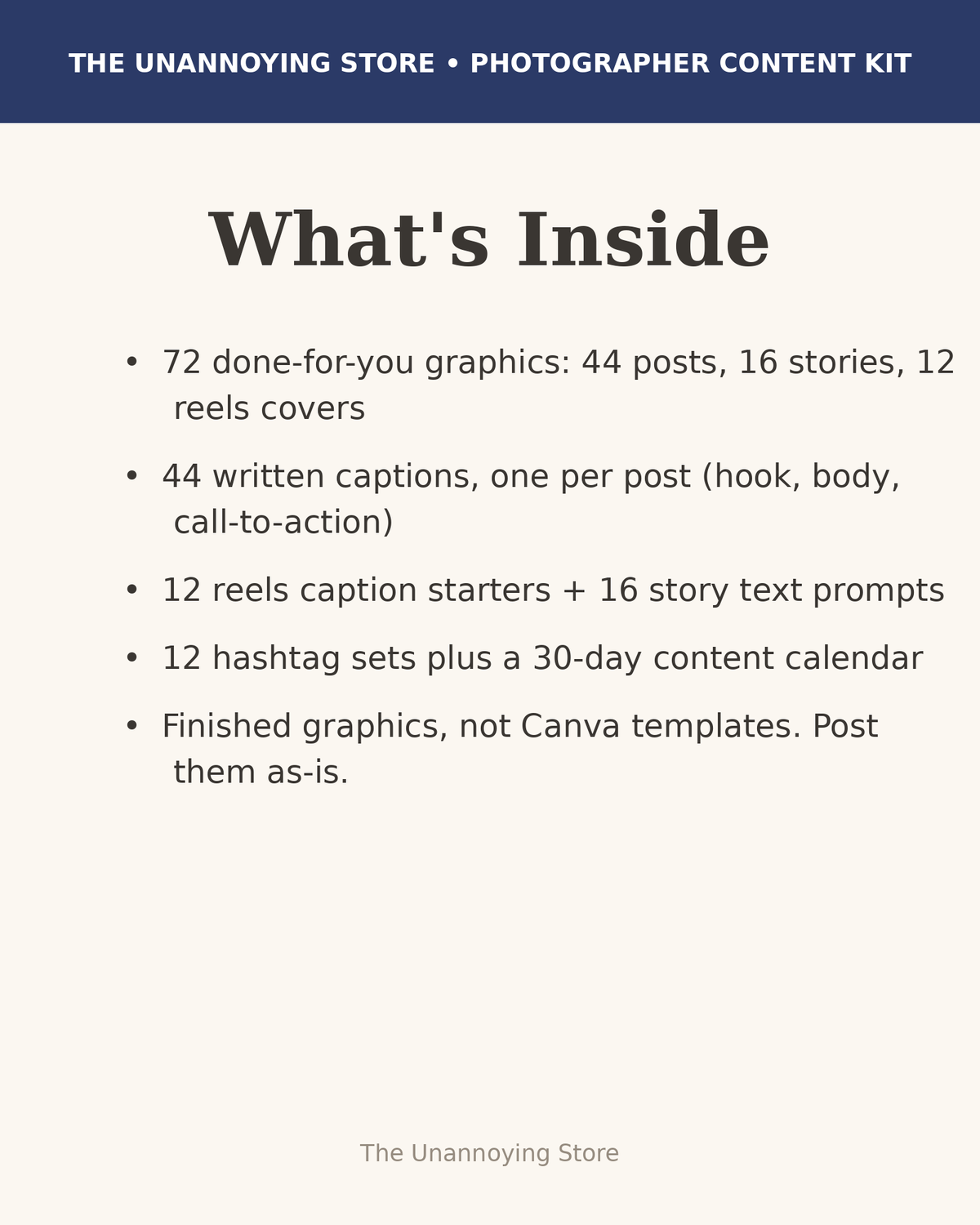 Photographer kit, whats inside preview