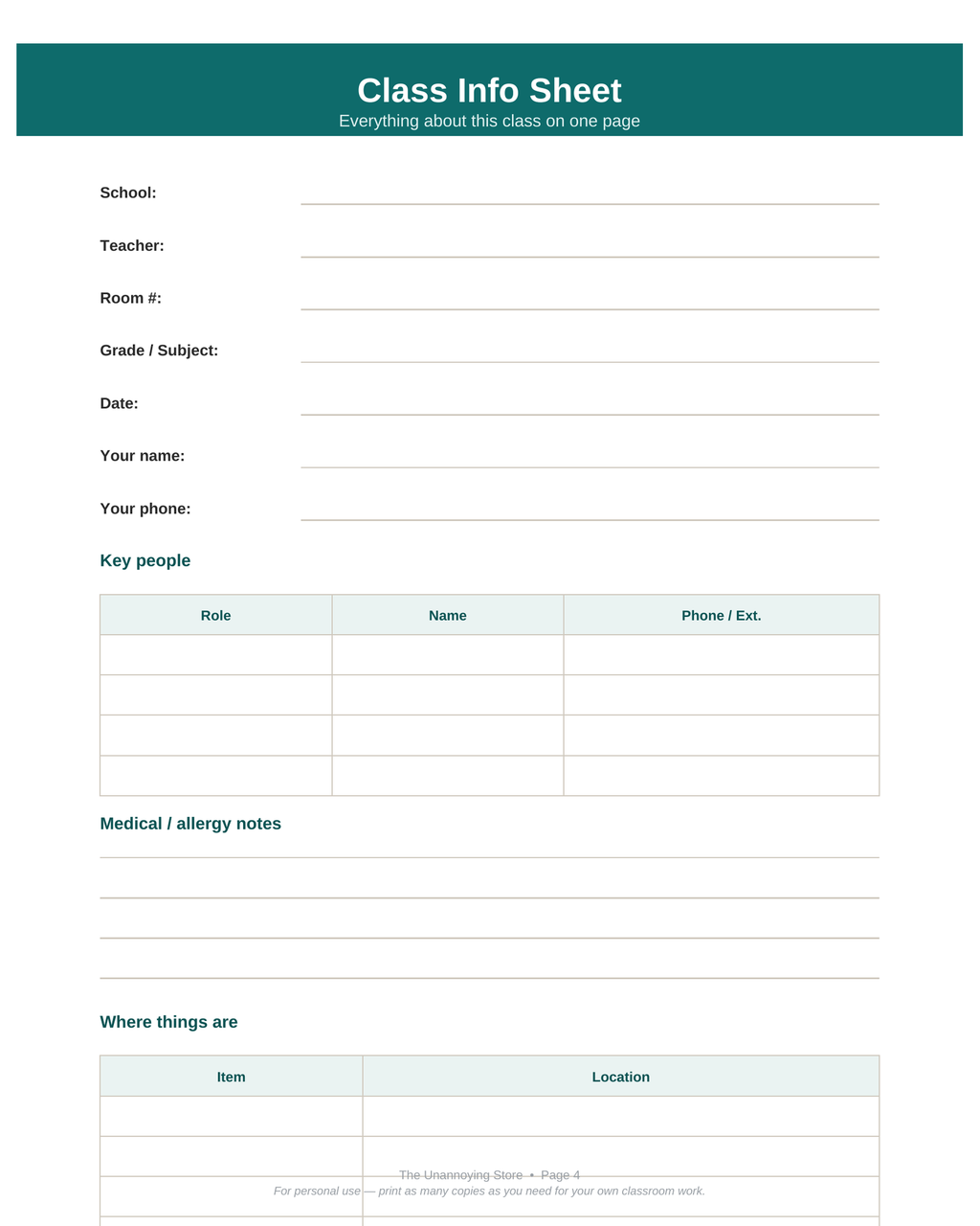 sub preview classinfo