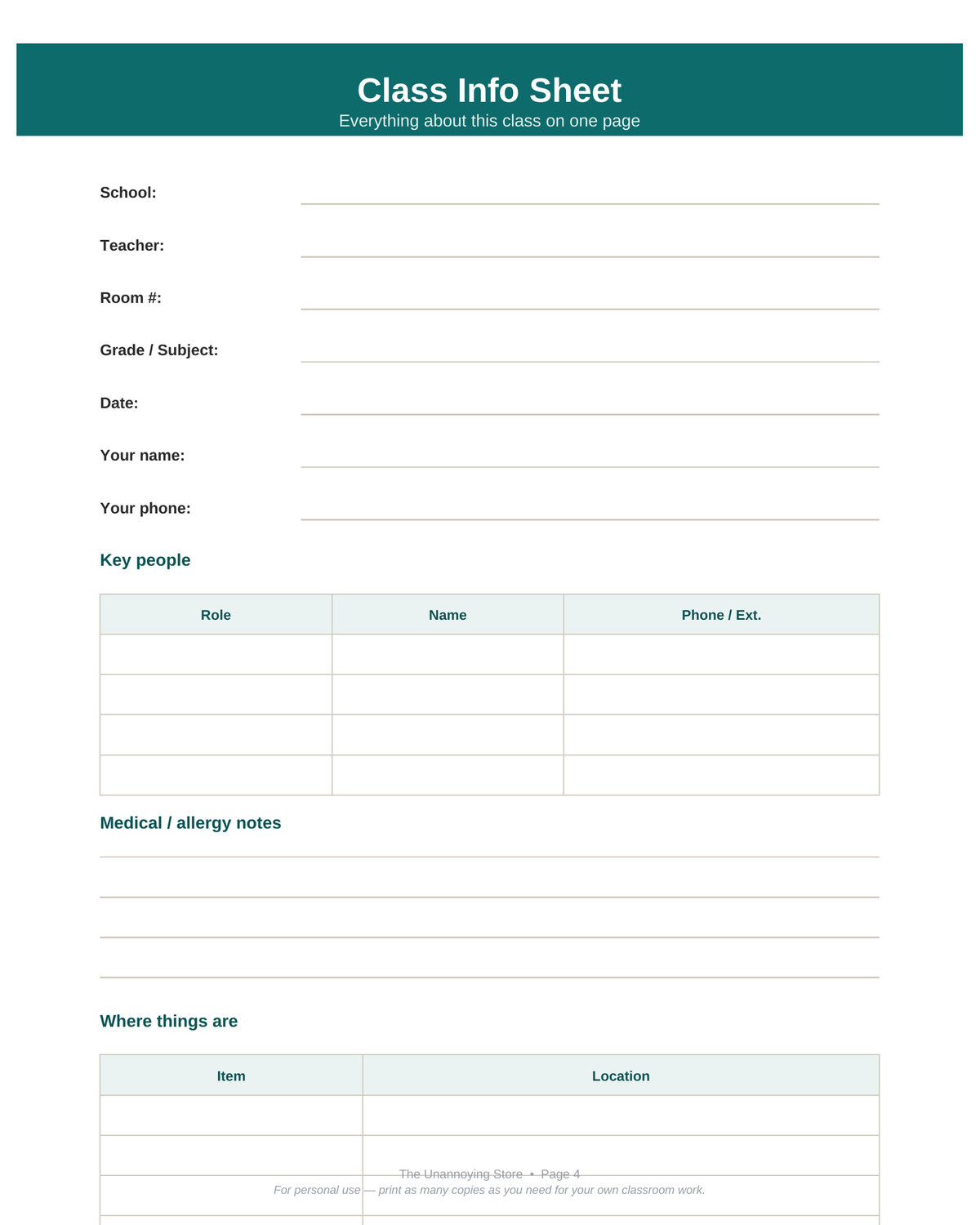 sub preview classinfo